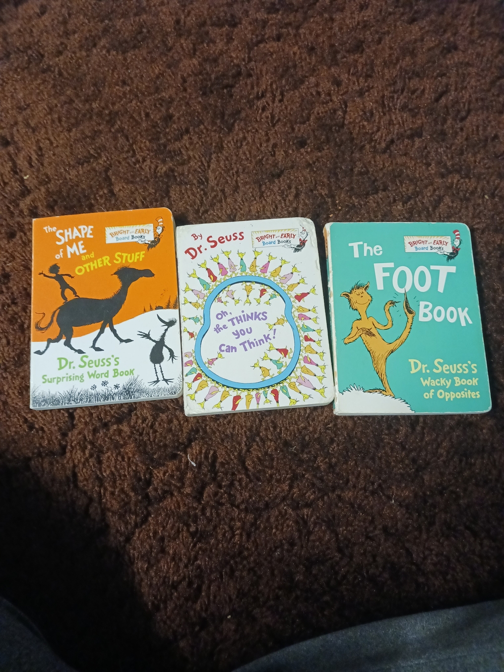 Dr. Seuss Board Book Set - Orange, White, Teal Covers